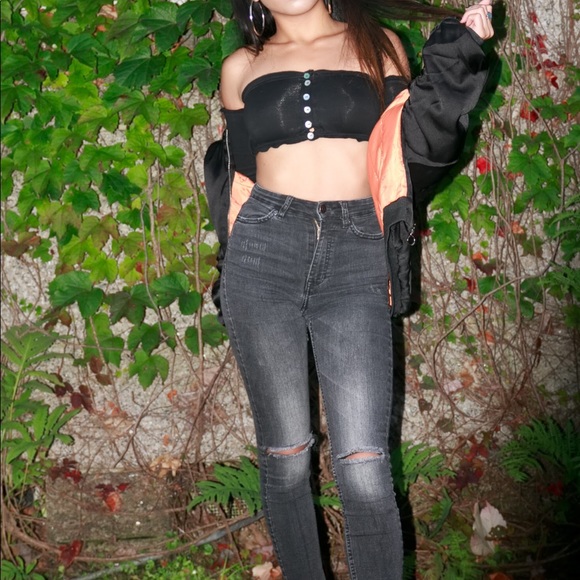 black ripped jeans - Picture 2 of 4